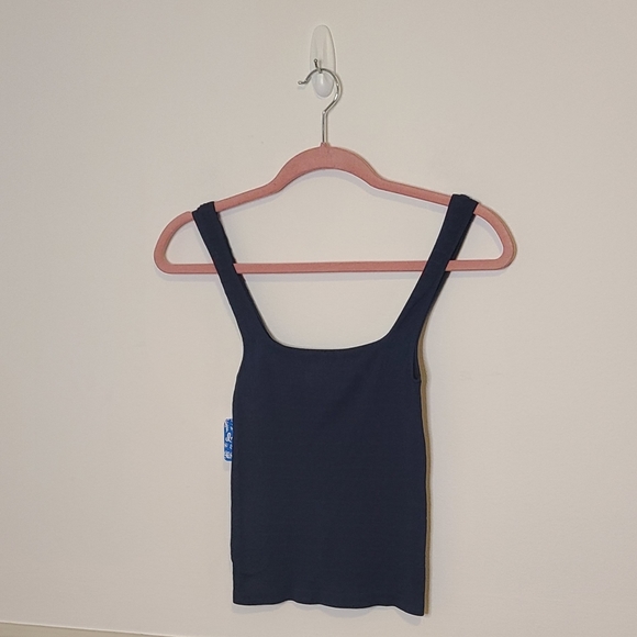 Free People Cami Tank Navy M/L NWT - Picture 3 of 6